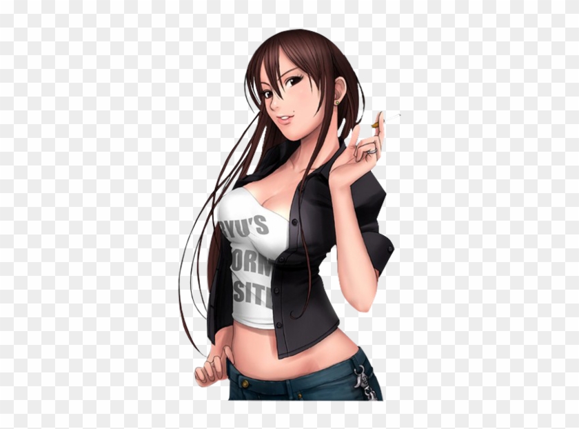 Free Cartoon Girl Smoking Weed - Anime Girl Smoking Png #1209888