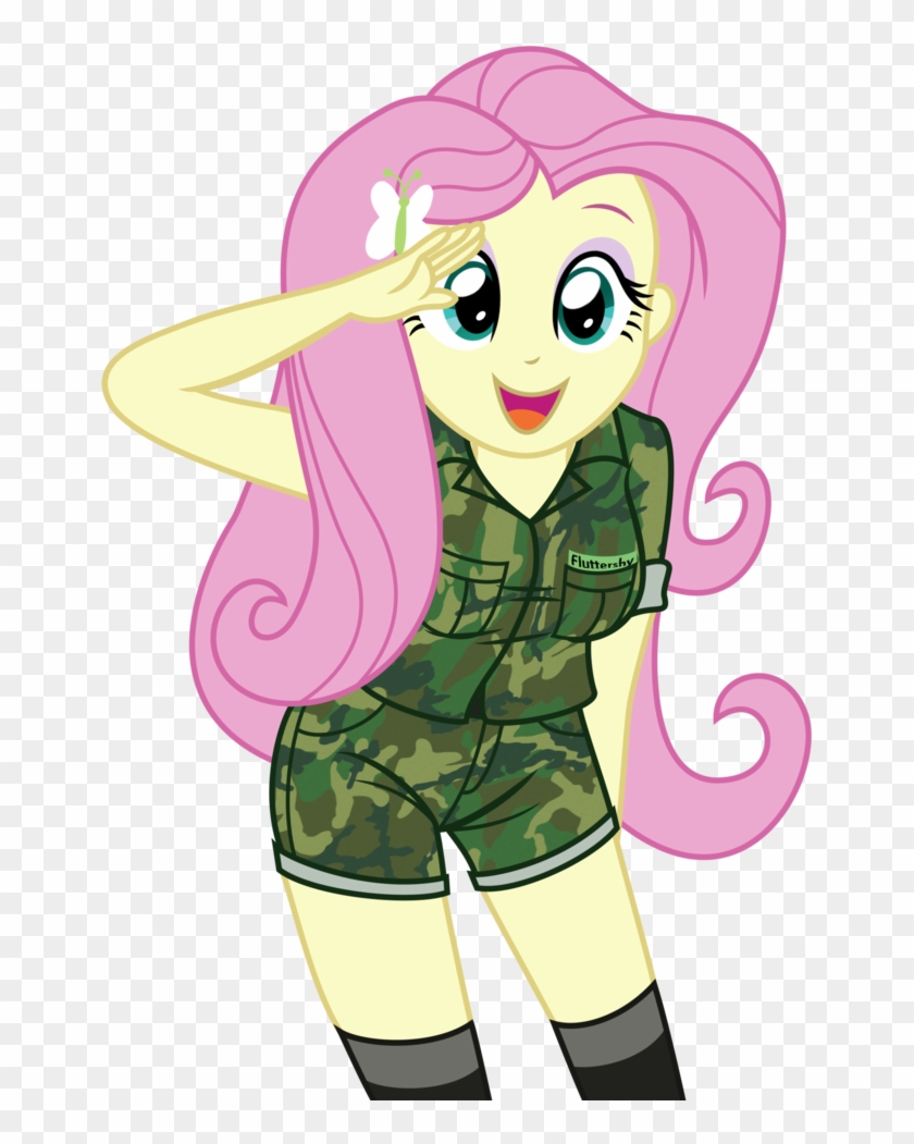 You Can Click Above To Reveal The Image Just This Once, - Fluttershy Soldier #1210034