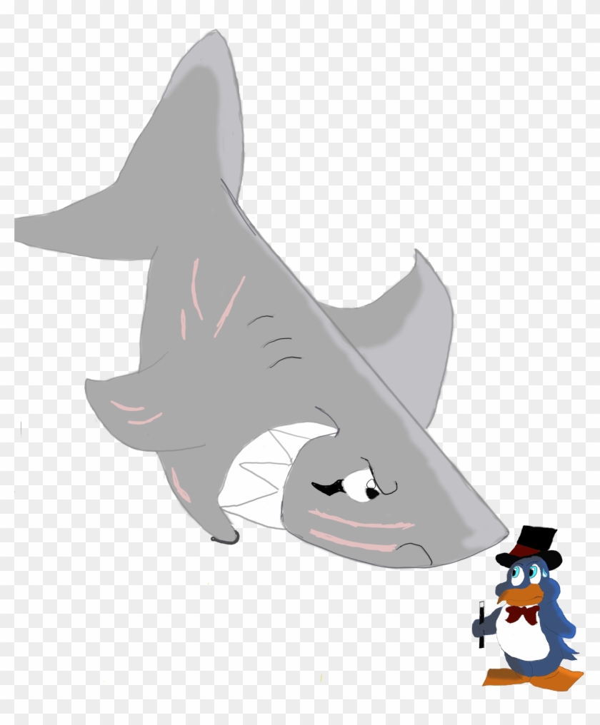 Cat Shark Canidae Cartoon - Cartoon #1210264