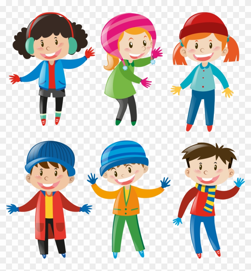Winter Clothing Stock Illustration Stock Photography - Niños Ropa De Invierno Dibujos #1210364