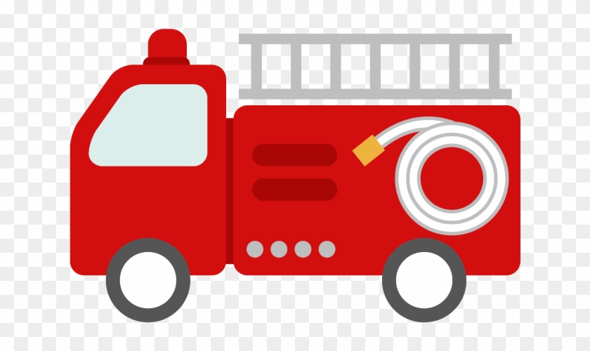 消防車のシンプルイラスト - 消防 車 イラスト フリー #1211080