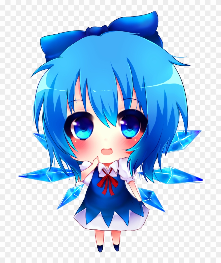 Chibi Cirno Mangaka Character - Cirno Chibi Png #1211126