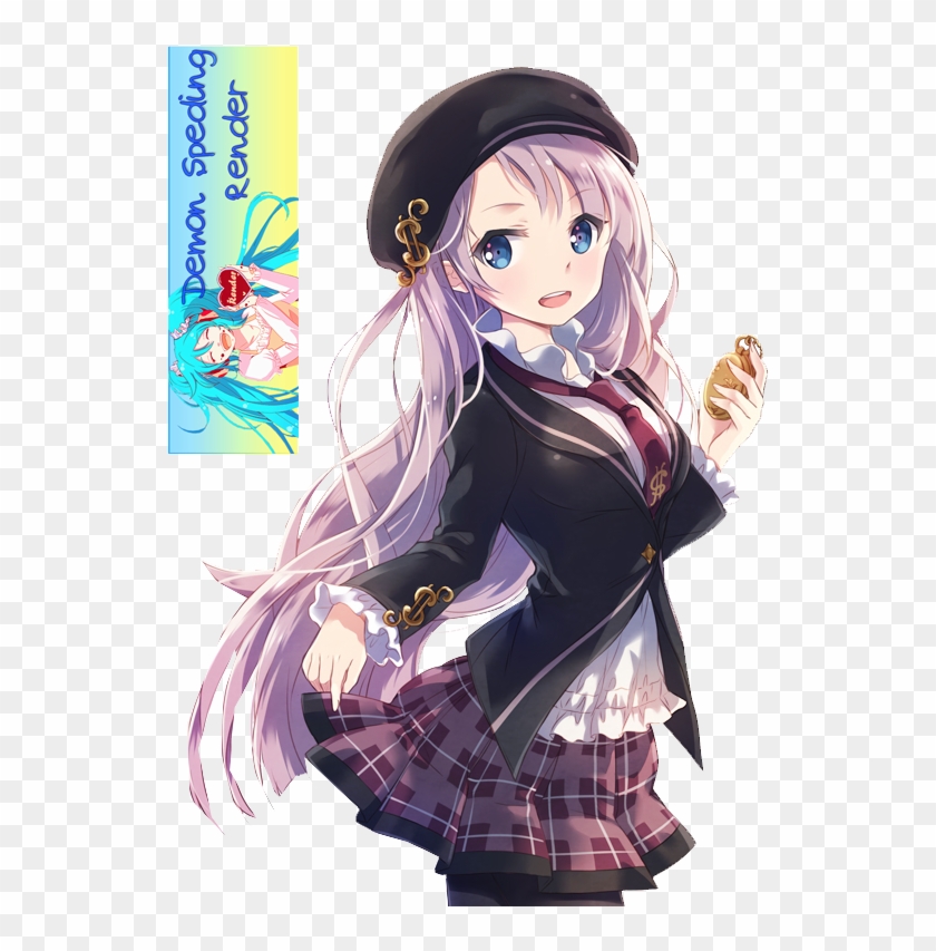 Anime Girl / Render 12 By Demon-speding - Anime Girl Student #1211188
