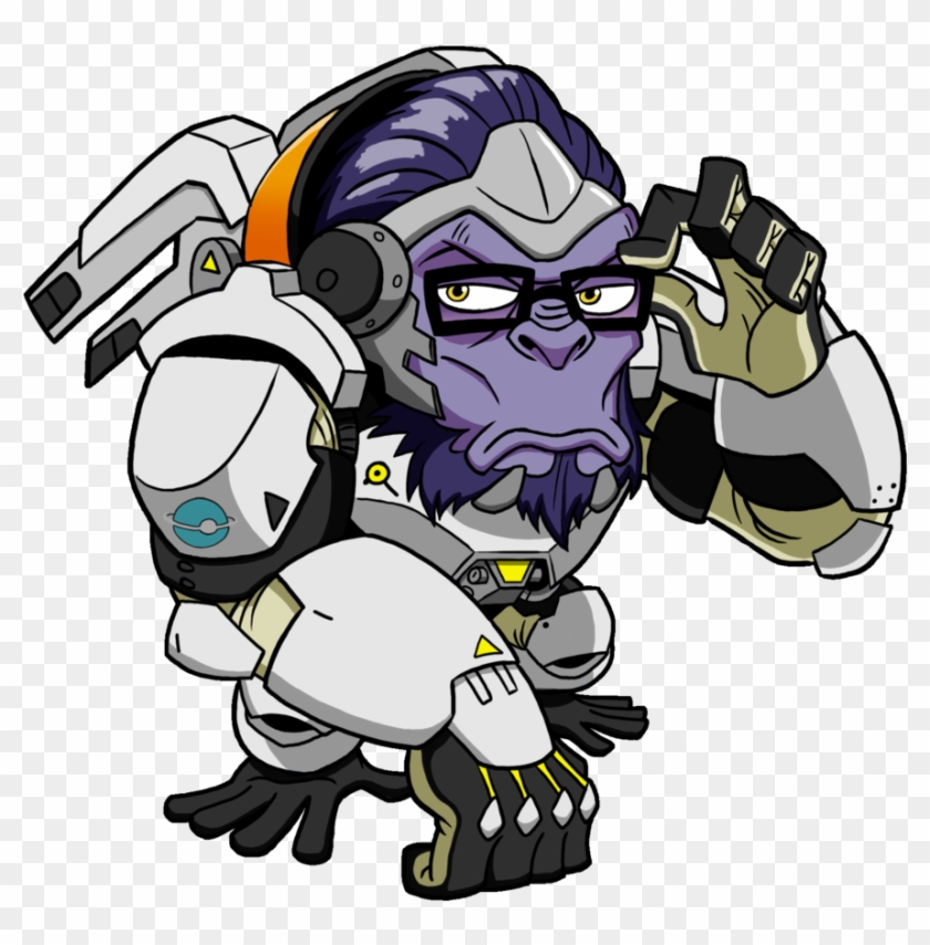 Overwatch Winston Chibi - Overwatch Winston Chibi #1211216