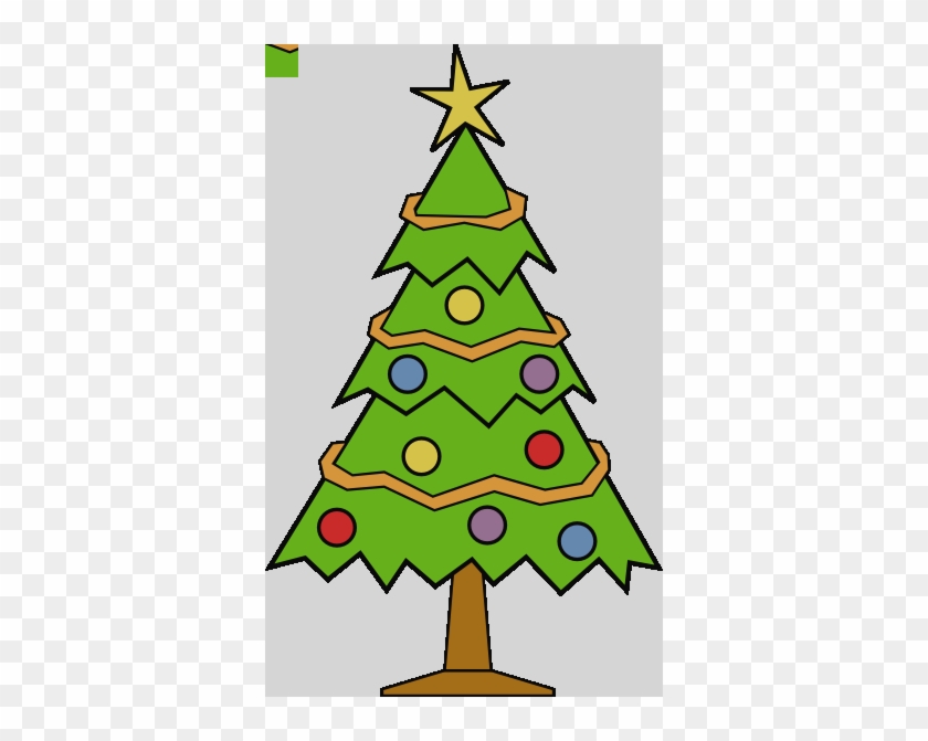 Cartoon Christmas Tree Png #1211862