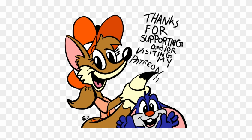Gfox-patreonic Thanks By Spongefox - Cartoon #1212184
