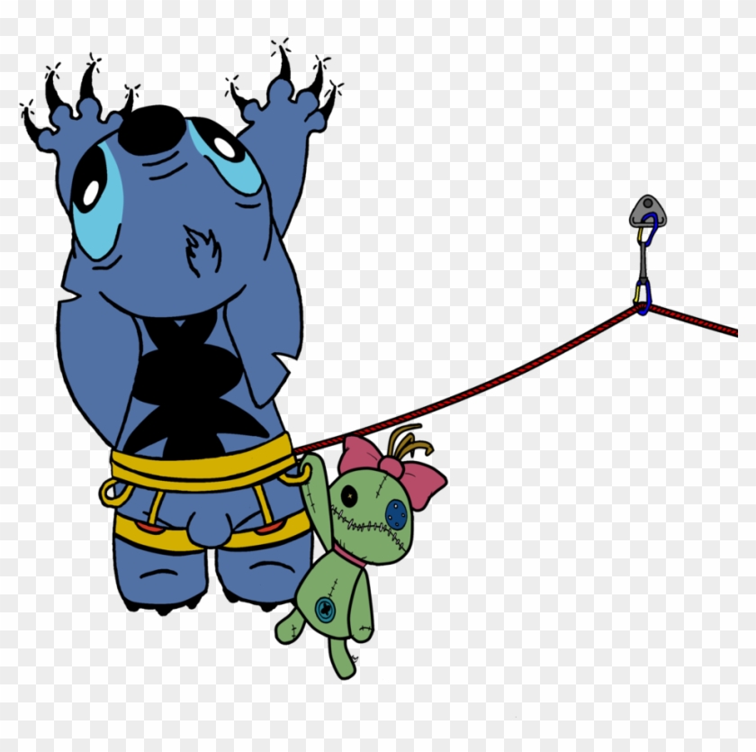 Rock Climber Stitch By Dovah-grohiik - Cartoon #1212307