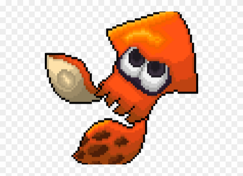 Photo - Splatoon Squid Pixel Art #1212435