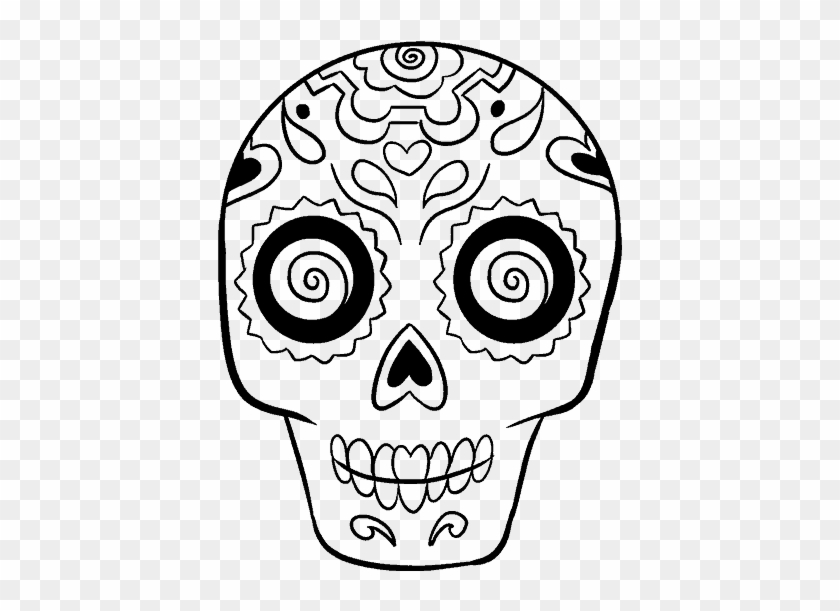 28 Collection Of Mayan Drawing Easy - Drawings Of Sugar Skulls #1212937