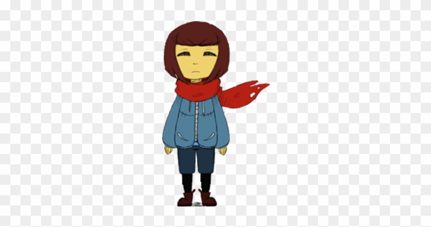 Scarf Clipart Jacket - Frisk Sans Jacket #1213199