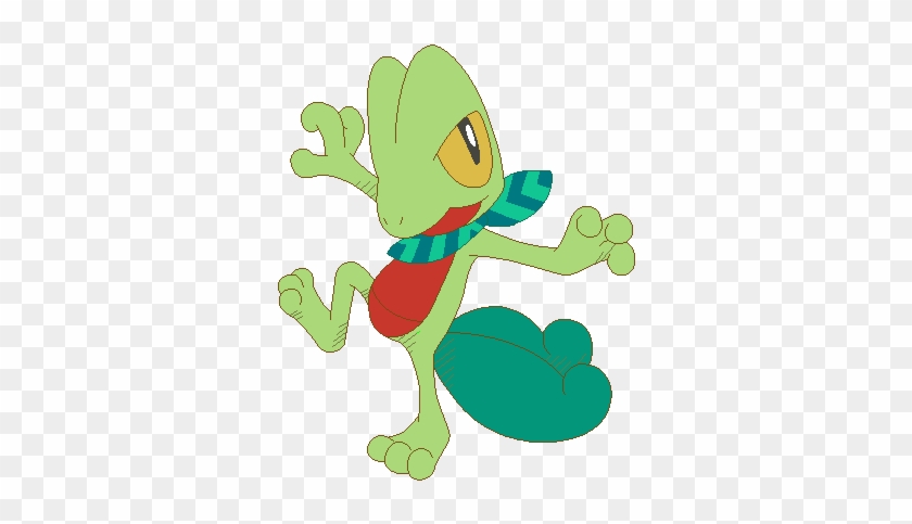 Treeko Got A Rad Scarf By Tech-kitten - Pokemon Mystery Dungeon Treecko #1213233