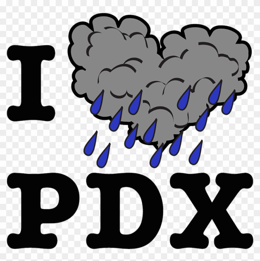 I Heart Pdx Raincloud - I Heart Pdx Raincloud #1213356