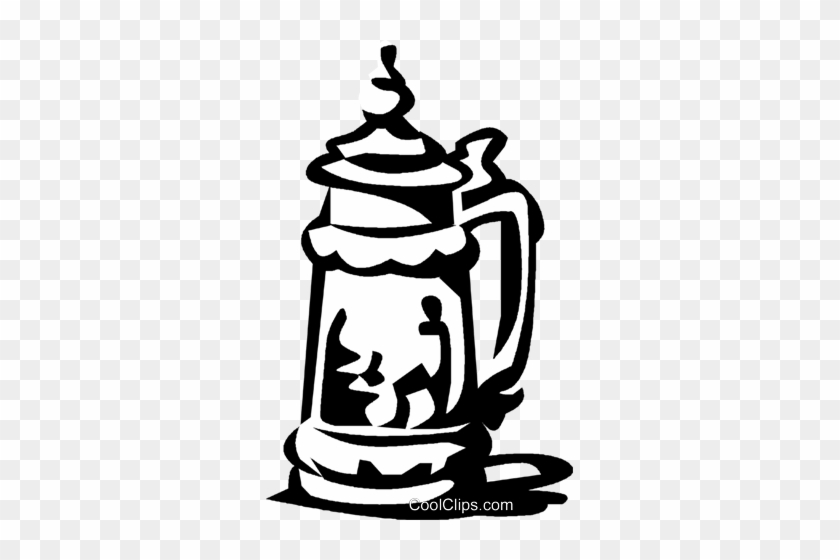 Beer Stein Royalty Free Vector Clip Art Illustration - Clip Art #1213479