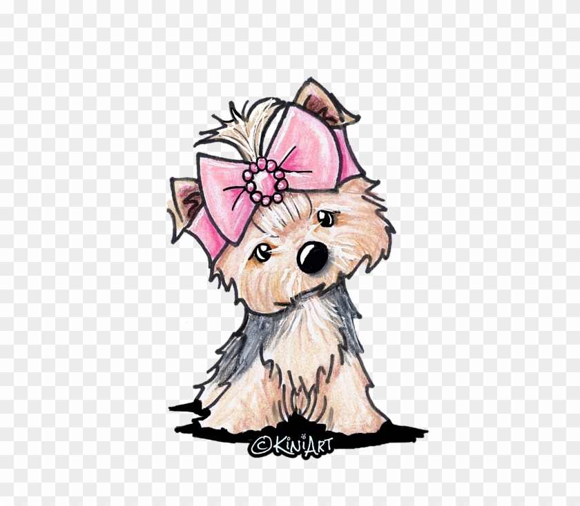 Bleed Area May Not Be Visible - Cartoon Yorkie #1213655