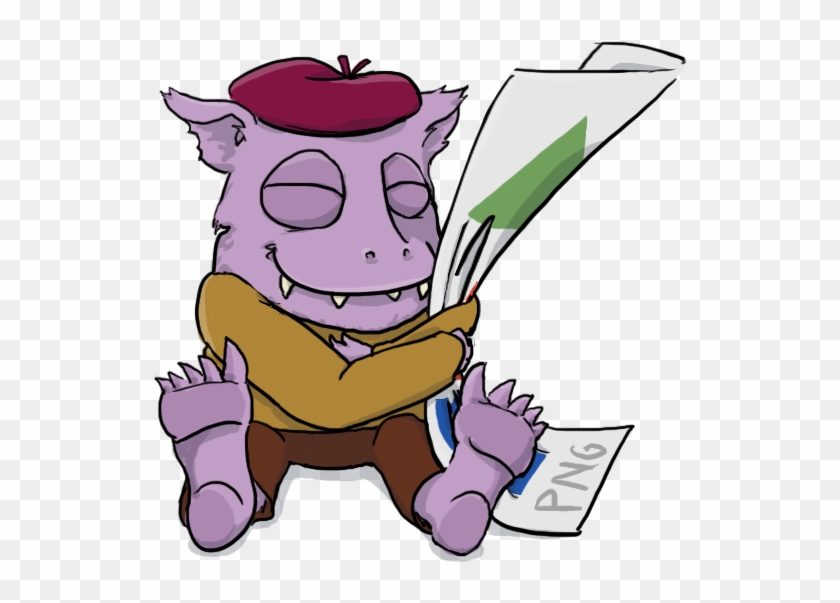 Snuggly Goblin With A Beret - Cartoon #1213777