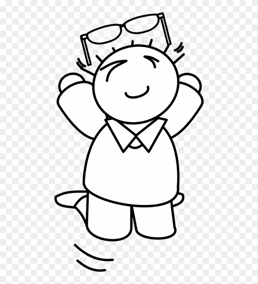 Clip Art Jump - Jump Clipart Black And White #1213816
