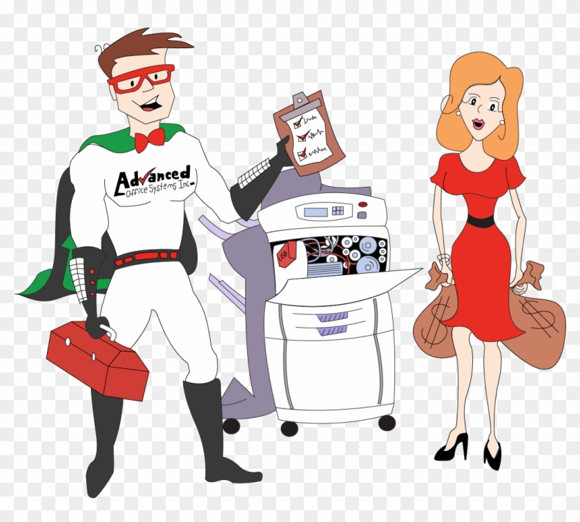 Aosi Managed Print Solutions - Cartoon #1214249