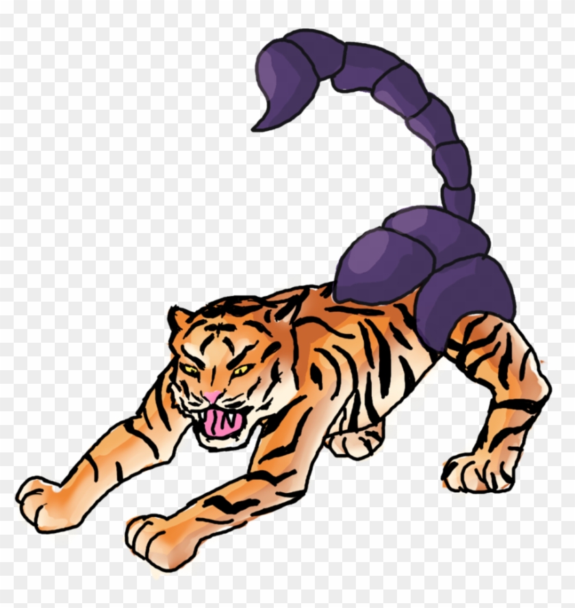 A Weird Coloured Sketch Based On A Tumblr Post By Robotter-art - Siberian Tiger #1214273