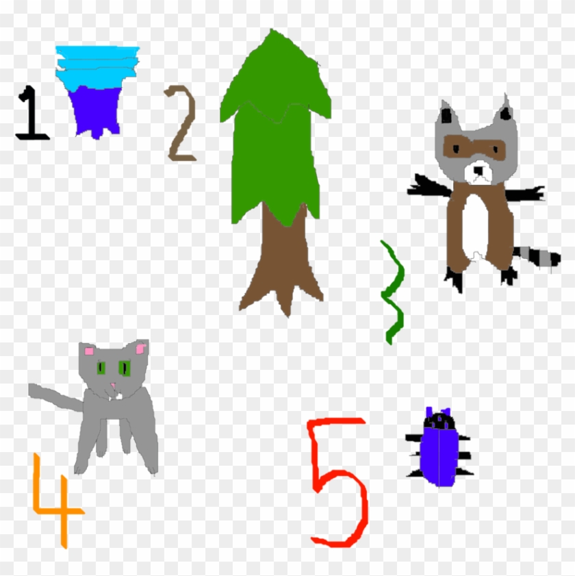 Woodland Wildlife By Hopediamond3 - Cartoon #1214399