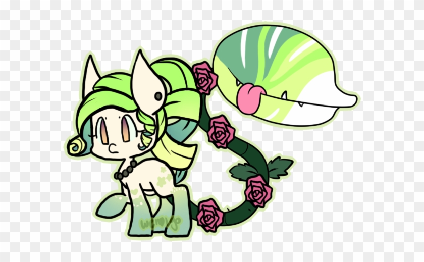 Plant Pony Dta-winner By Fluttershysocks - Oc Mlp Pony Plant #1215955