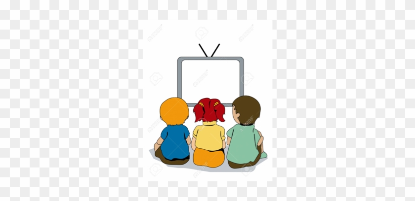1/3rd Of Children And Teens Play Video Games Or Watch - Children And Tv Clip Art #1216246