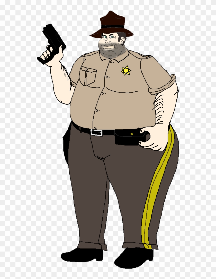 Sheriff Derrick Gateman By Artist-srf - Cartoon #1216389