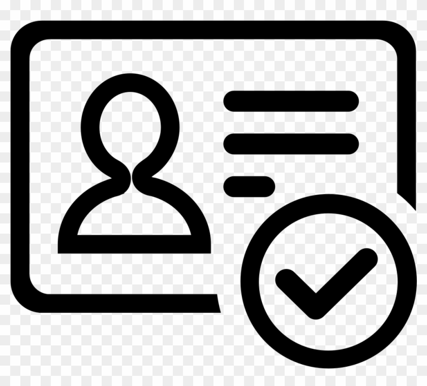 Identity Verification Notice Comments - Id Verification Icon Png #1216428