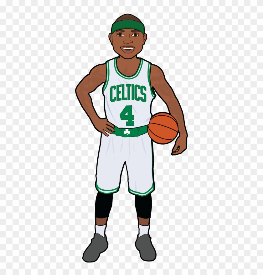 Celtic Basketball Player Clip Art - Cartoon Nba Players Png #1216630