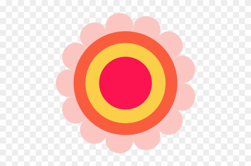 Hippie Flower Icon Transparent Png - Angel Tube Station #1216647
