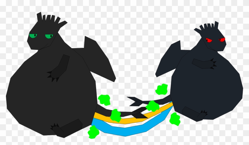 Night Fury Fart Inflation War - Illustration #1217584