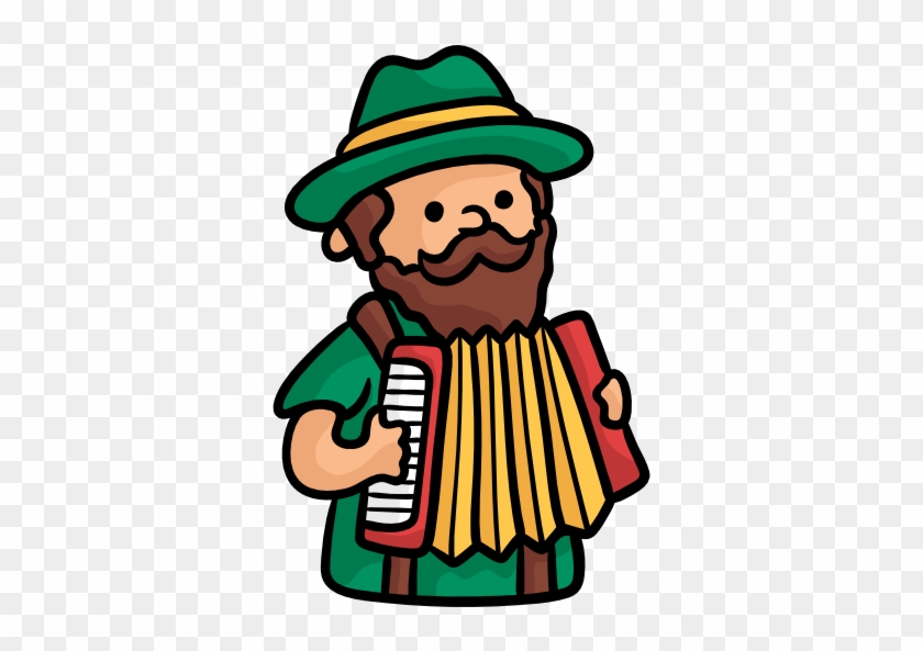Accordionist Free Icon - Accordionist Free Icon #1217644