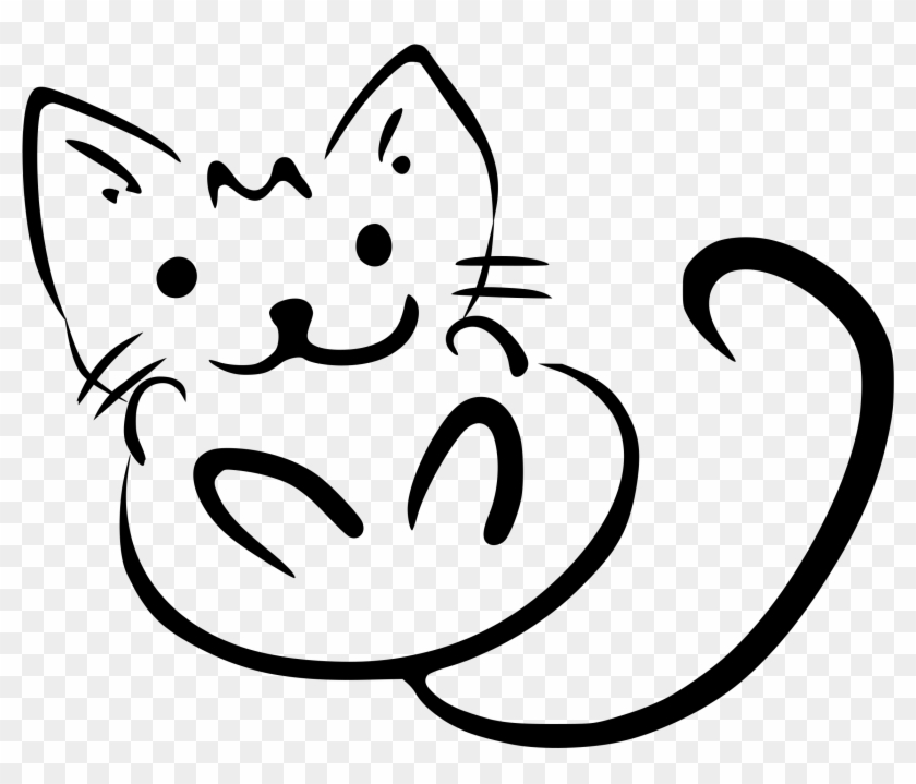 Black 1 - Cool Cat Clip Art #1218155