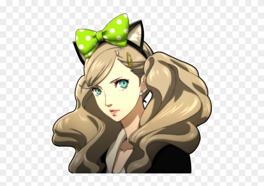 P5 Portrait Of Anne Takamaki With Cat Ears - Persona 5 Character Portraits #1218840