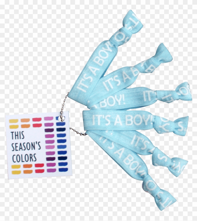 It's A Boy - It's A Boy! Hair Ties; Gender Announcement, Baby Shower, #1218900