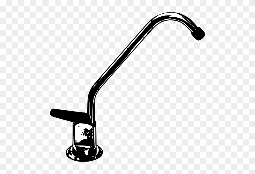 Water Tap Monochrome Clipart - Clip Art #1220351