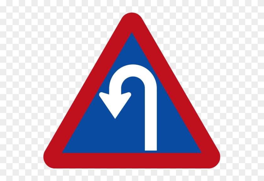 Hairpin Turn To Left - Clip Art #1220572