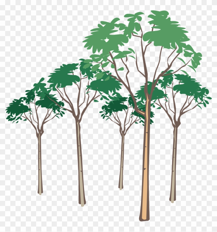 Free Tree Vector Art - Cafepress Modern Green Tree 29 Full/queen Duvet Cover #1220787
