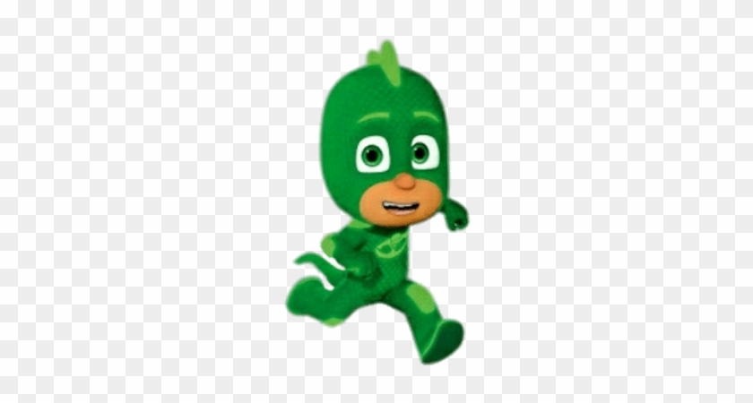 Pj Masks Gekko Running - Cakeusa Pj Masks Party Birthday Cake Topper Edible #1221072