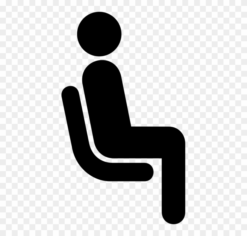 Pria Duduk Kursi - Pictogram #1221437