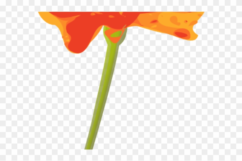 Orange Flower Clipart - Flower #1221763