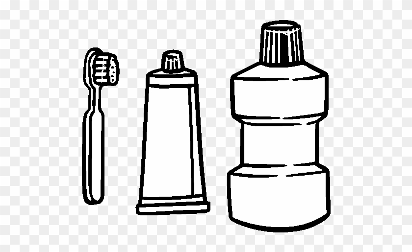 Mouth Cleaning Coloring Page - Dibujos De Enjuague Bucal #1221951