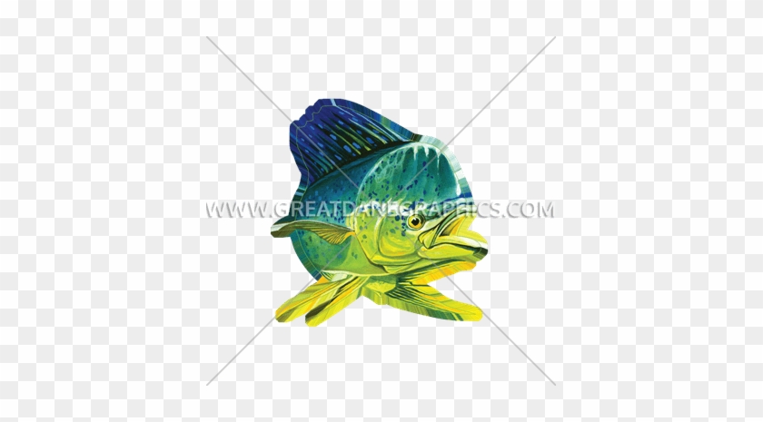 Mahi Mahi Dolphinfish Deep Sea Fishing Wall Decal Ocean #1221979