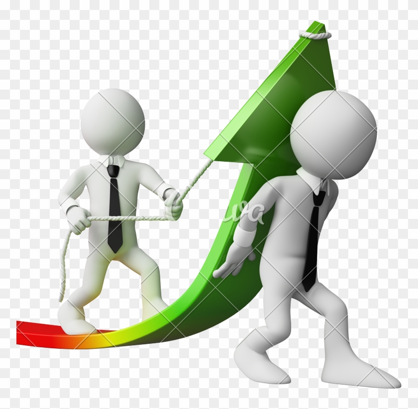 3d Sales Growth - Growing Business Clipart #1223031