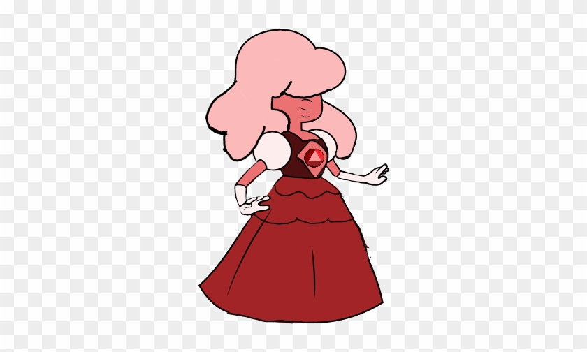 Sapphire Red Steven Universe Fanart By Cha-p95 - Steven Universe Ruby And Sapphire Wedding #1224156