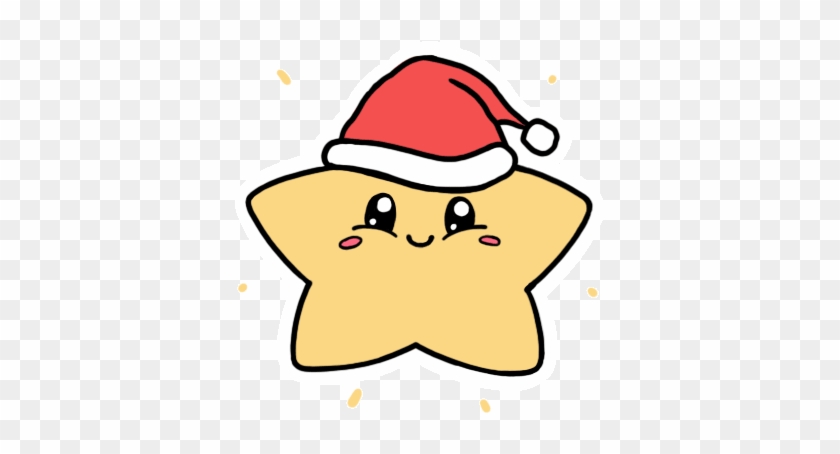 Santa Hat Christmas Sticker By Aminal Sticker For Ios - Sea Creatures Cartoon Gif #1224157
