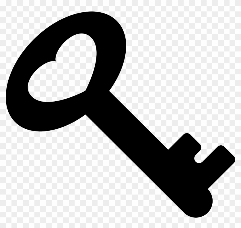 Key Shape With Heart Shaped Hole Comments - Key With Heart Hole #1224906