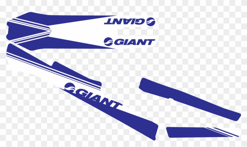 Giant Bike Frame Sticker Autocollant Bicycle Mountain - Giant Bicycles #1225383