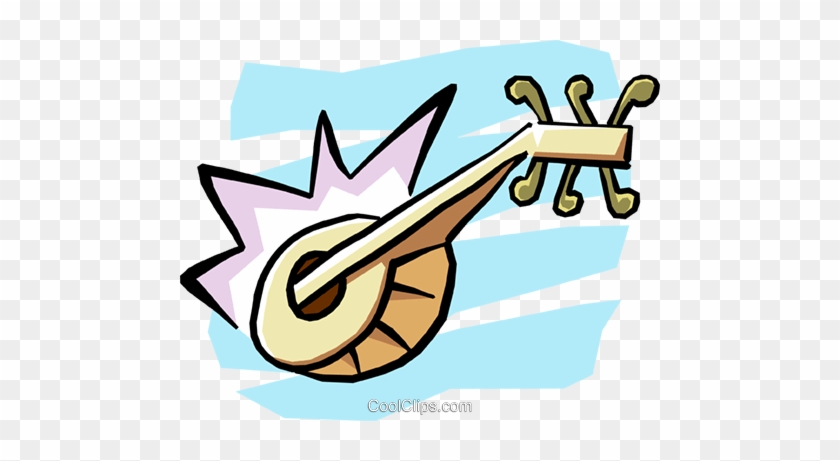 Mandolin Royalty Free Vector Clip Art Illustration - Mandolin Royalty Free Vector Clip Art Illustration #1225429