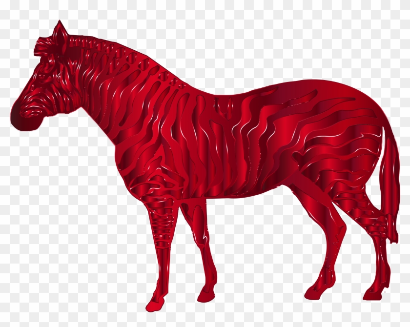Vermilion Zebra Bclipart - Zebra Png #1225455