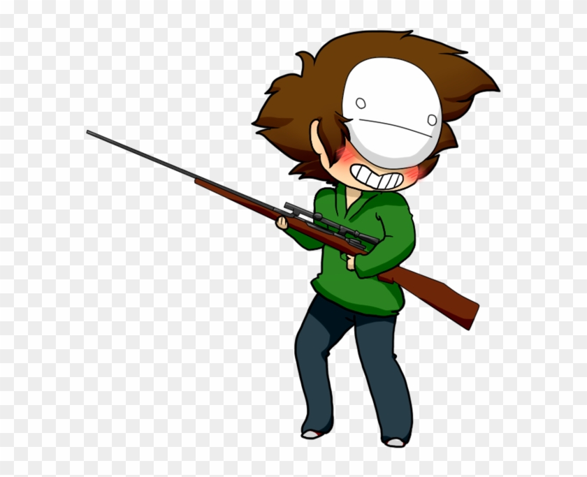 Chibi Cry With A Hunting Rifle By Shiroshototsu - Cartoon #1225555